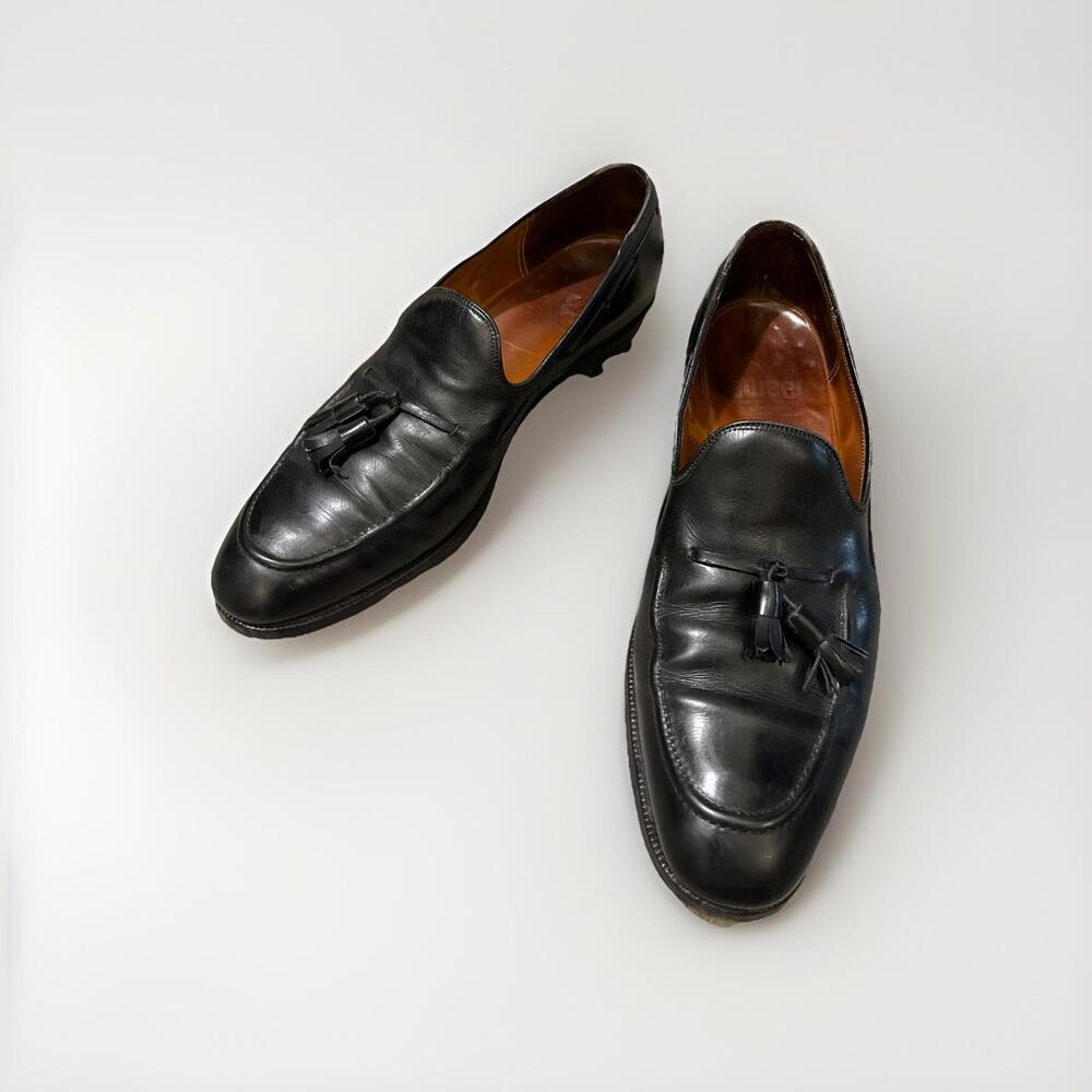 TWEED CHEANEY OF ENGLAND CHURCHS MENS TASSEL DRESS LOAFERS SIZE UK10.5B/US 11.5B